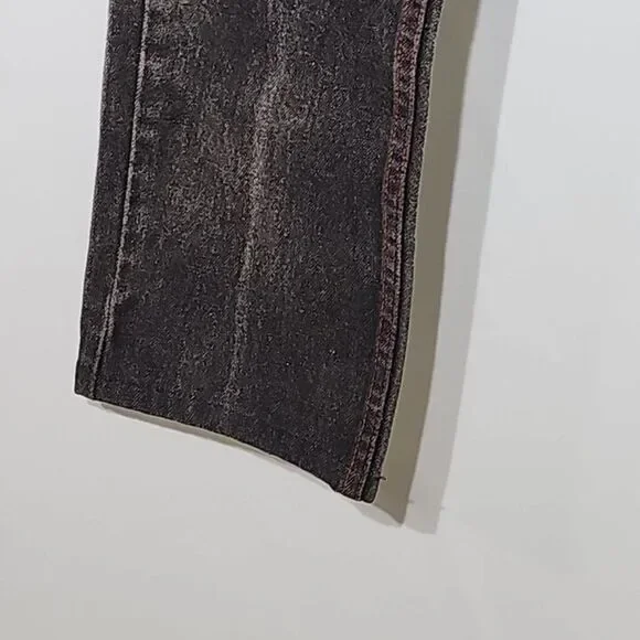 Vtg 90s Guess Mom Jeans US 26 High Rise EMBROIDERED Logo Stl 39050RG Made In USA - Picture 4 of 10